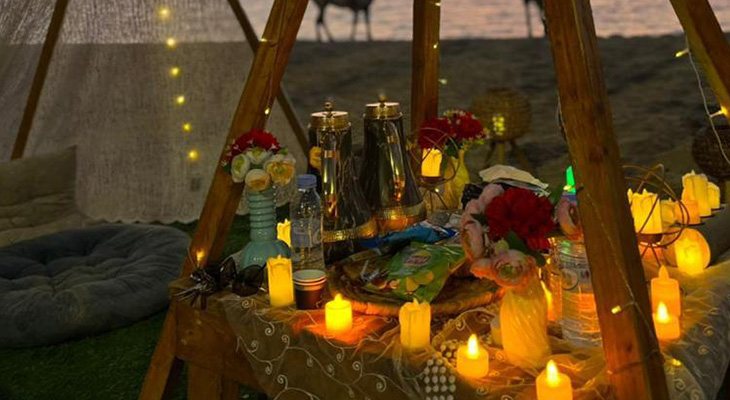 Enjoy your day on quite sand beach with swimming area