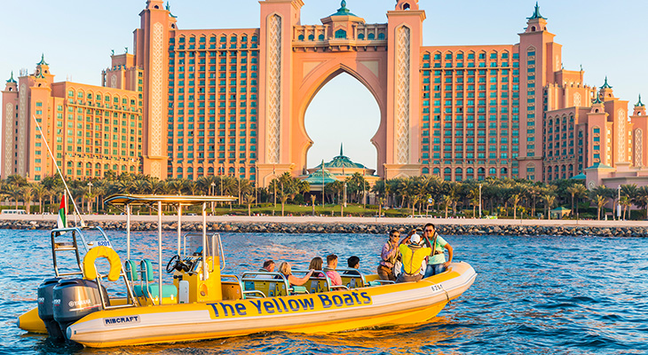 Dubai Yellow Boat Tour: Dubai Marina, Ain Dubai, JBR & Atlantis