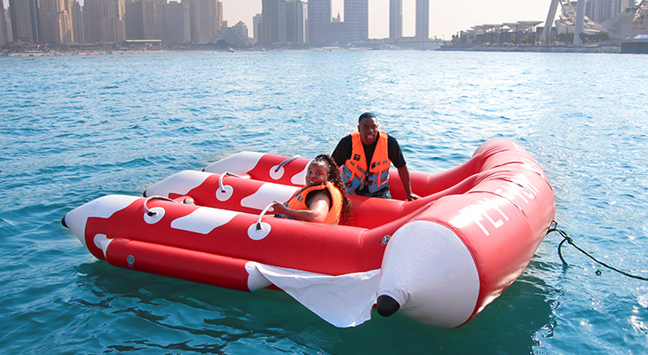 Per Groups up to 4: Fly Fish Boat Ride Adventure in Dubai 