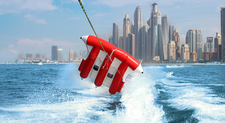 Per Groups up to 4: Fly Fish Boat Ride Adventure in Dubai 