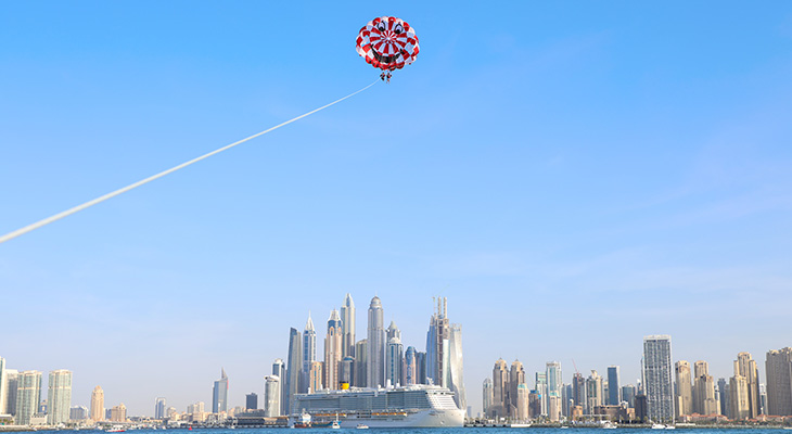 1-Hour Parasailing Adventure at Dubai Marina and JBR