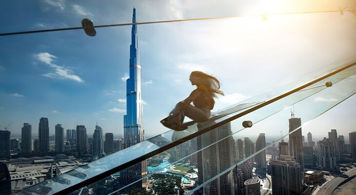 Dubai: 20mins Edge Walk at Sky Views Observatory 