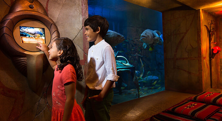 Superpass Ticket  in Atlantis with the largest water sliders + the lost Chambers Aquarium