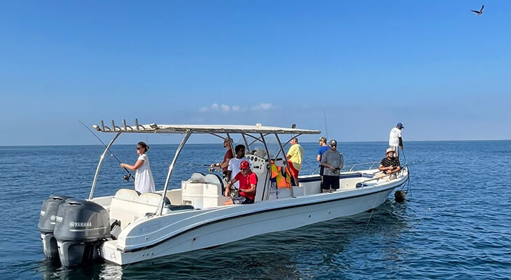 Boat Trip in Arabian Sea at Dhofar 