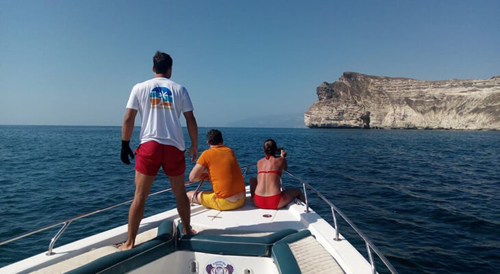 Boat Trip in Arabian Sea at Dhofar 