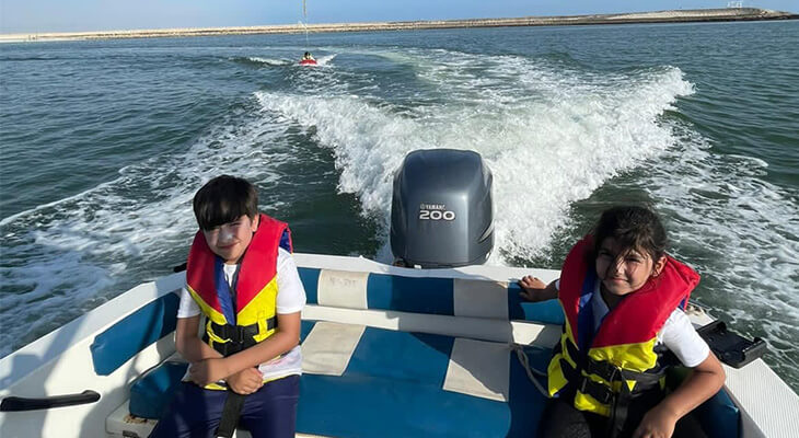 Boat Trip in Arabian Sea at Dhofar 