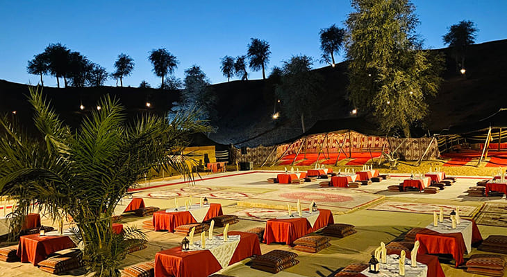 5-Hours Evening Private Safari Trip in Oasis camp in RAK 