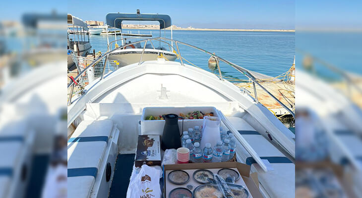 5 hours Boat Trip for Parked Cruise ships in Yanbu 