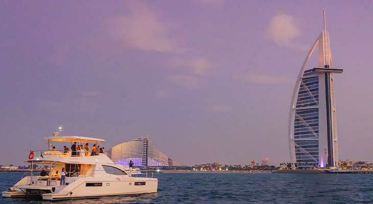 2-Hour Yacht Tour at Dubai Marina with a Live BBQ Party