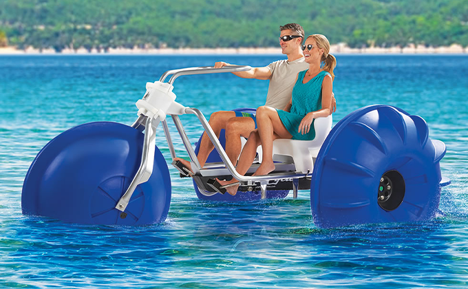  Experience Aqua Bike for 30 minutes at the Palm Jumeirah in UAE  