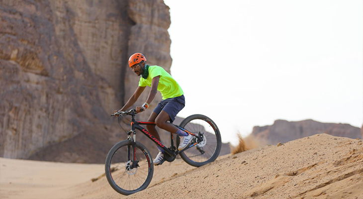 90 Minutes Cycling in AlUla 