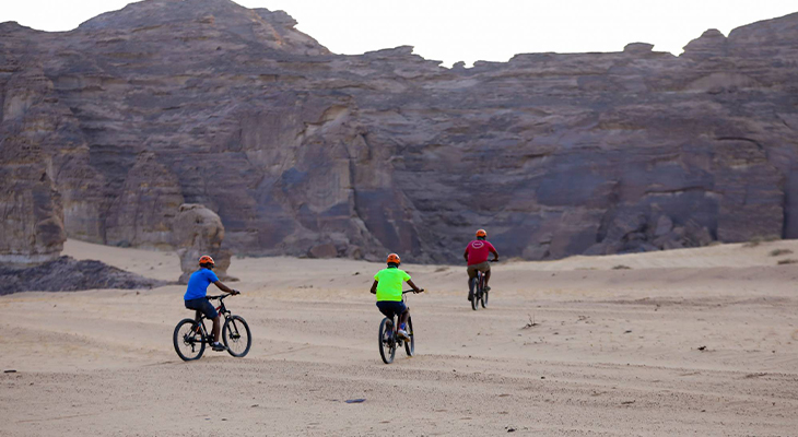 90 Minutes Cycling in AlUla 