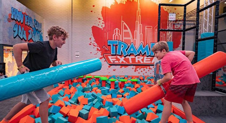 2-Hours General Admission Trampo Extreme in Dubai Mall