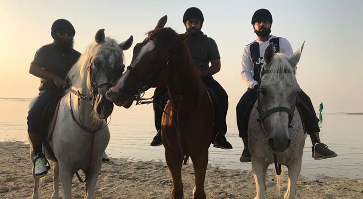 One Hour Horse Riding on the Beach in Bahrain