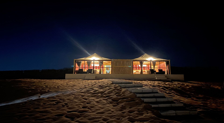 RAK: Chalet Rental at Bedouin Oasis Camp for 4 Persons