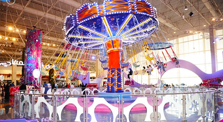 Ticket to Faby Land Abha at El Rashed Mall for 140 Sar with 300 Credit 