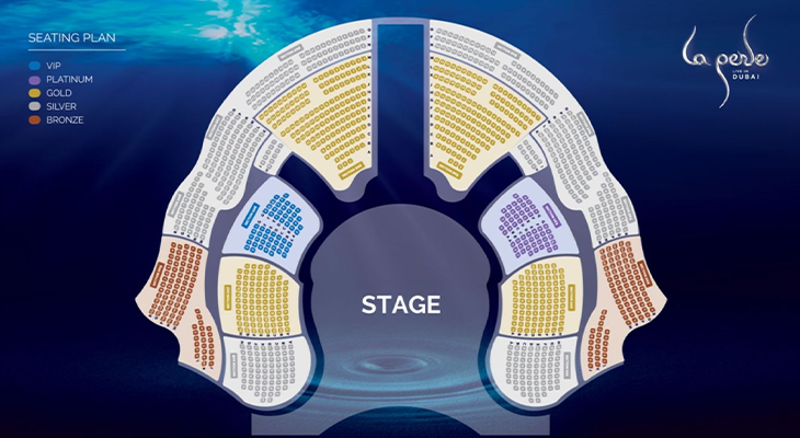 Bronze Ticket for La Perle by Dragone Show 