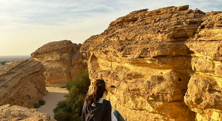 A Full-Day Trip To Al-Thumama Fault With Hiking at Owl Cave