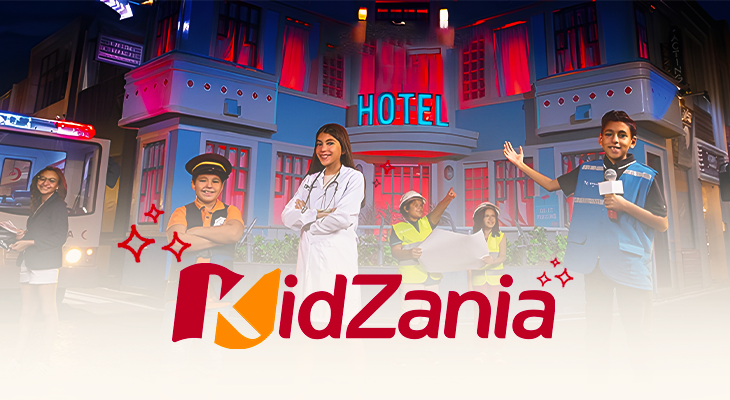 Tickets to KidZania Jeddah with 84 instead of 130 SAR