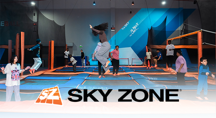Ticket Sky Zone Al Hokair time Riyadh with 68 SAR instead of 120 SAR
