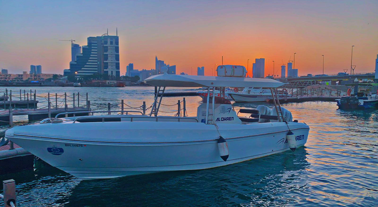 Enjoy your trip to Jarada islands on this 6 pax boat 