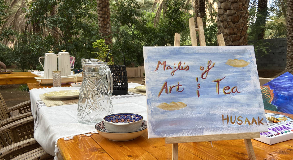 AlUla: Painting Experience at Majlis of Art and Tea