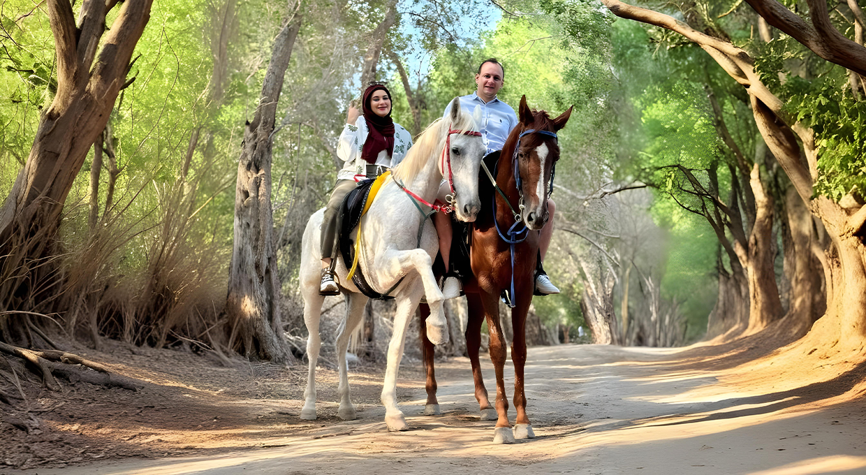 Horse riding in Karzakan Forest 
