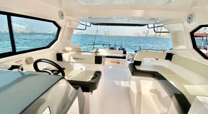 4 hours Fishing Trip on Silver Craft 36 ft in Dubai