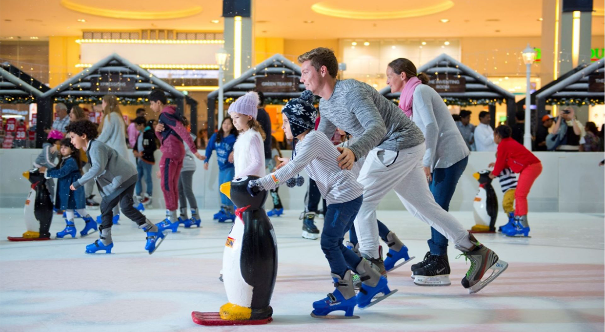 90 mins of Dubai Ice Rink (Peak Hours)