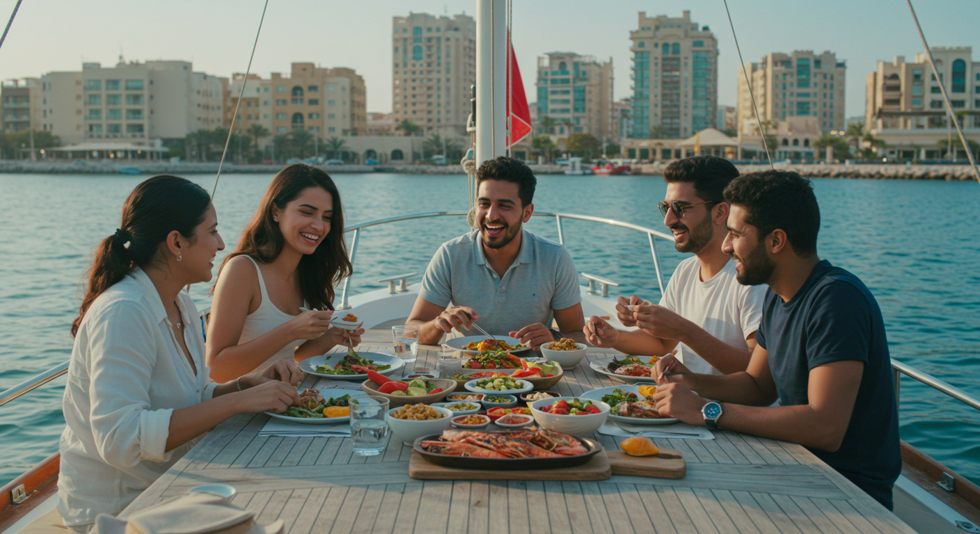 1 Hour Tour In Sharm Obhur + Dinner for Two Aboard Monaco Yacht 