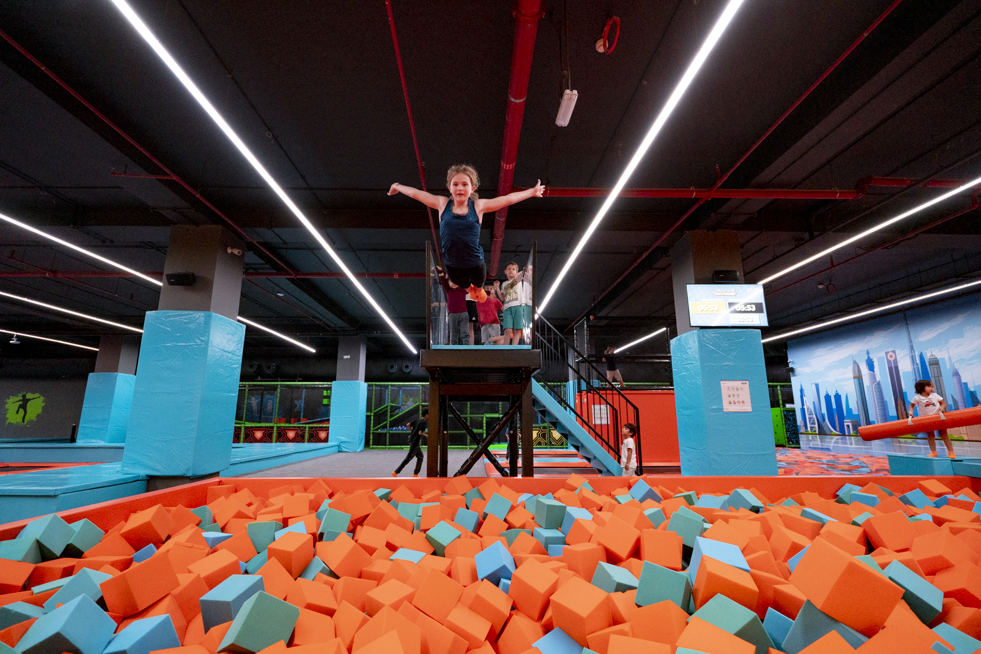 general admission of Trampoline experience in Dubai