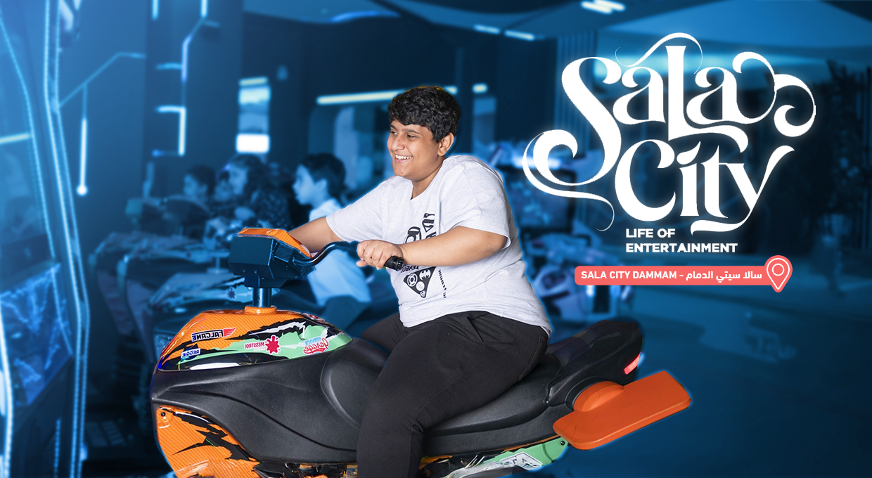 2 Hours Bracelet + 2 Hours Games Card at Sala City Dammam for Only SAR 80