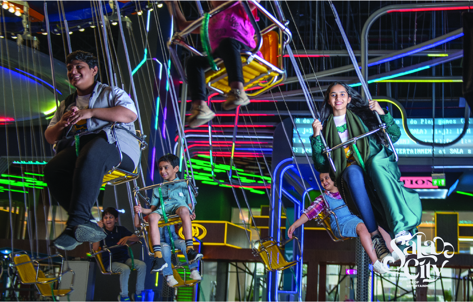 National Day Offer:4-Hour Bracelet + 20 SAR Game Card at Sala City for 65 instead of 150 SAR