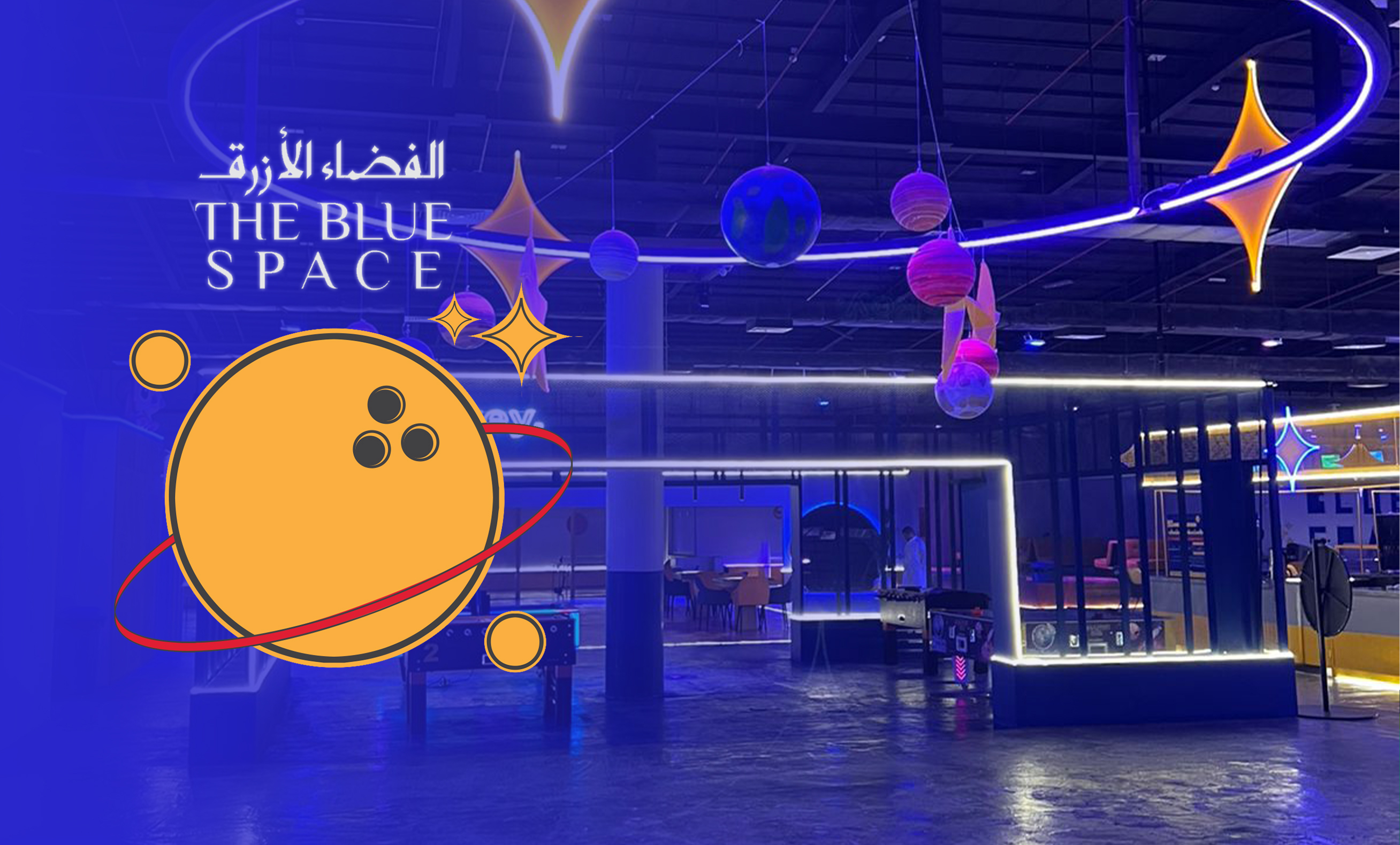 Double the Fun at Blue Space! Get SAR 100 Credit for Only 90 + Free Game!