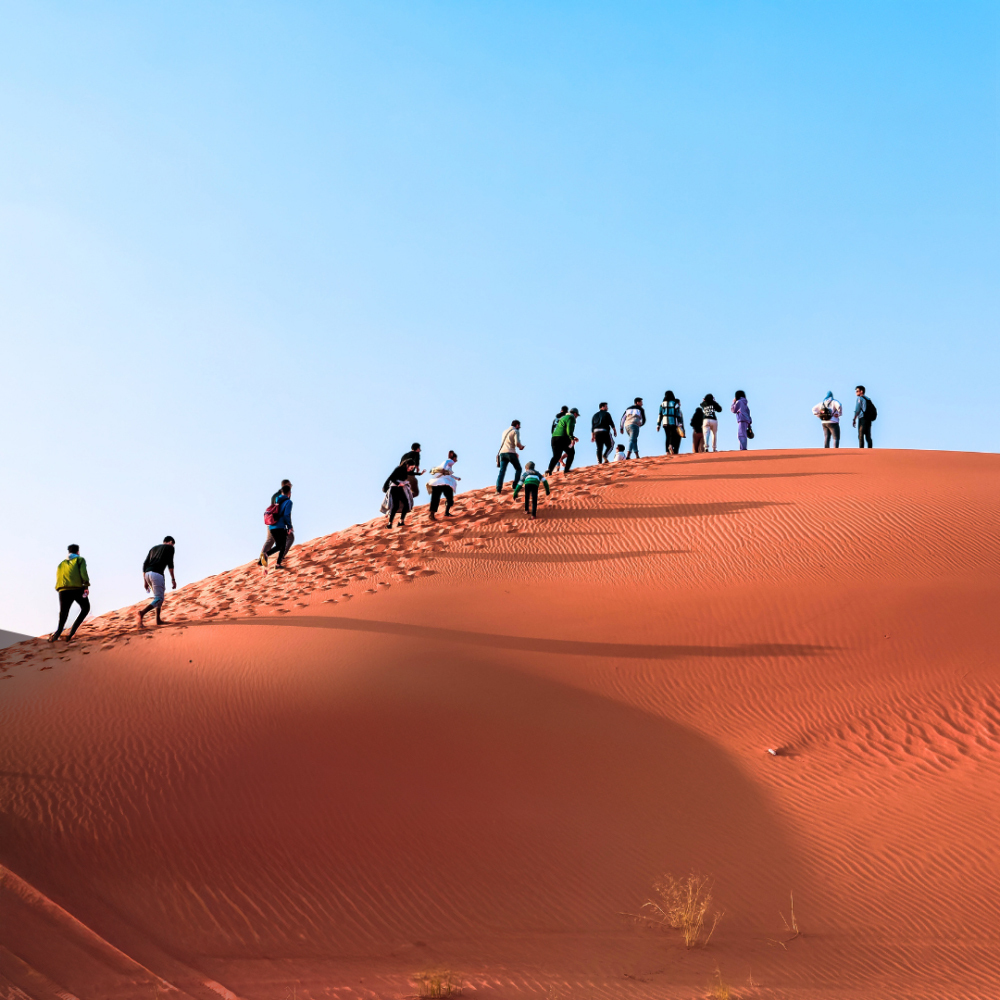 Red Sands Hiking Tour - Every Friday & Saturday for Only 225 SAR